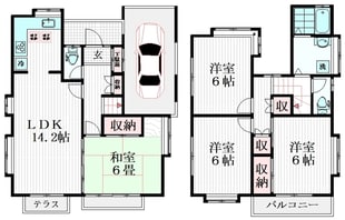 西新井町戸建の物件間取画像